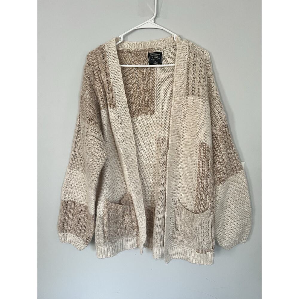abercrombie fitch cardigan sweater L